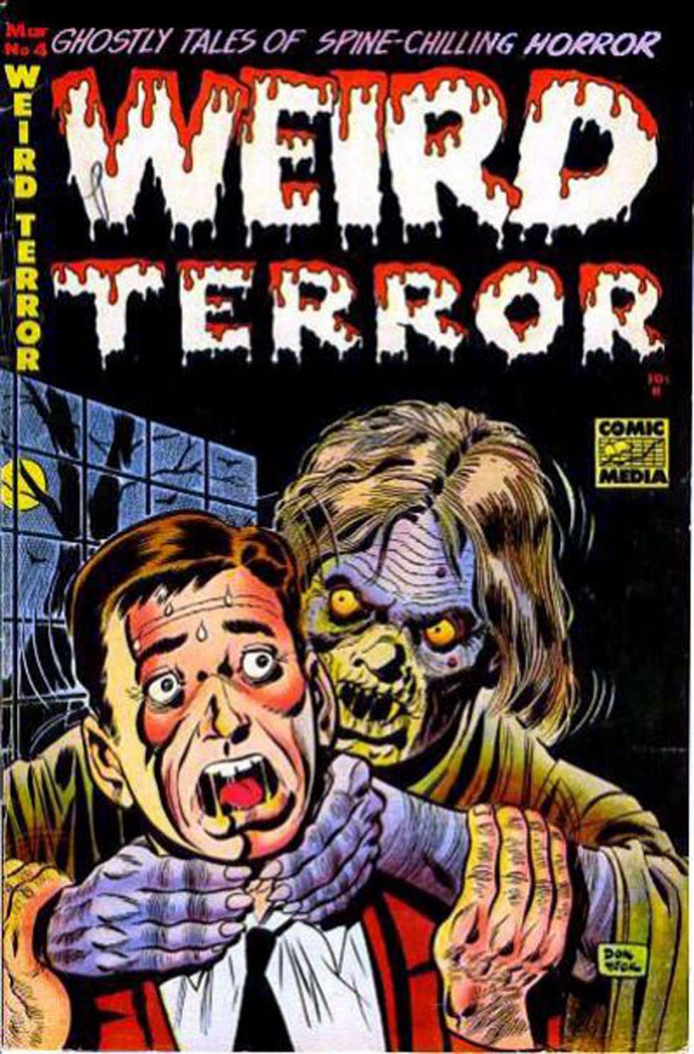 Comic Book Cover For Weird Terror 4