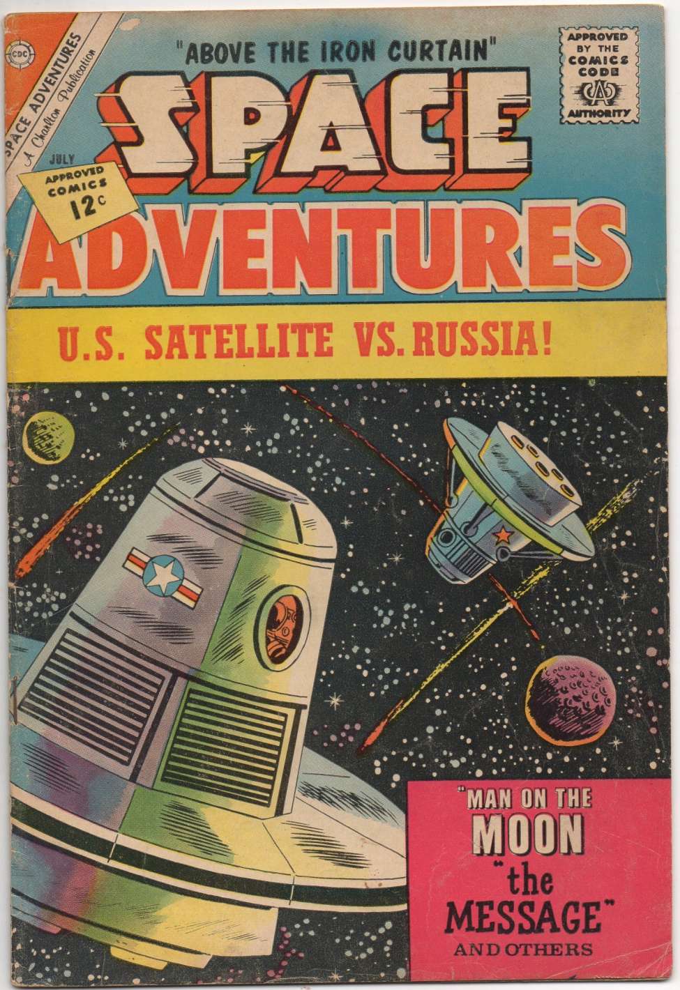Comic Book Cover For Space Adventures 46