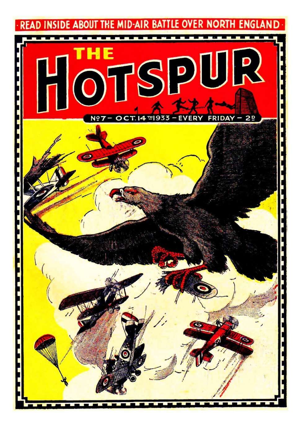 Comic Book Cover For The Hotspur 7