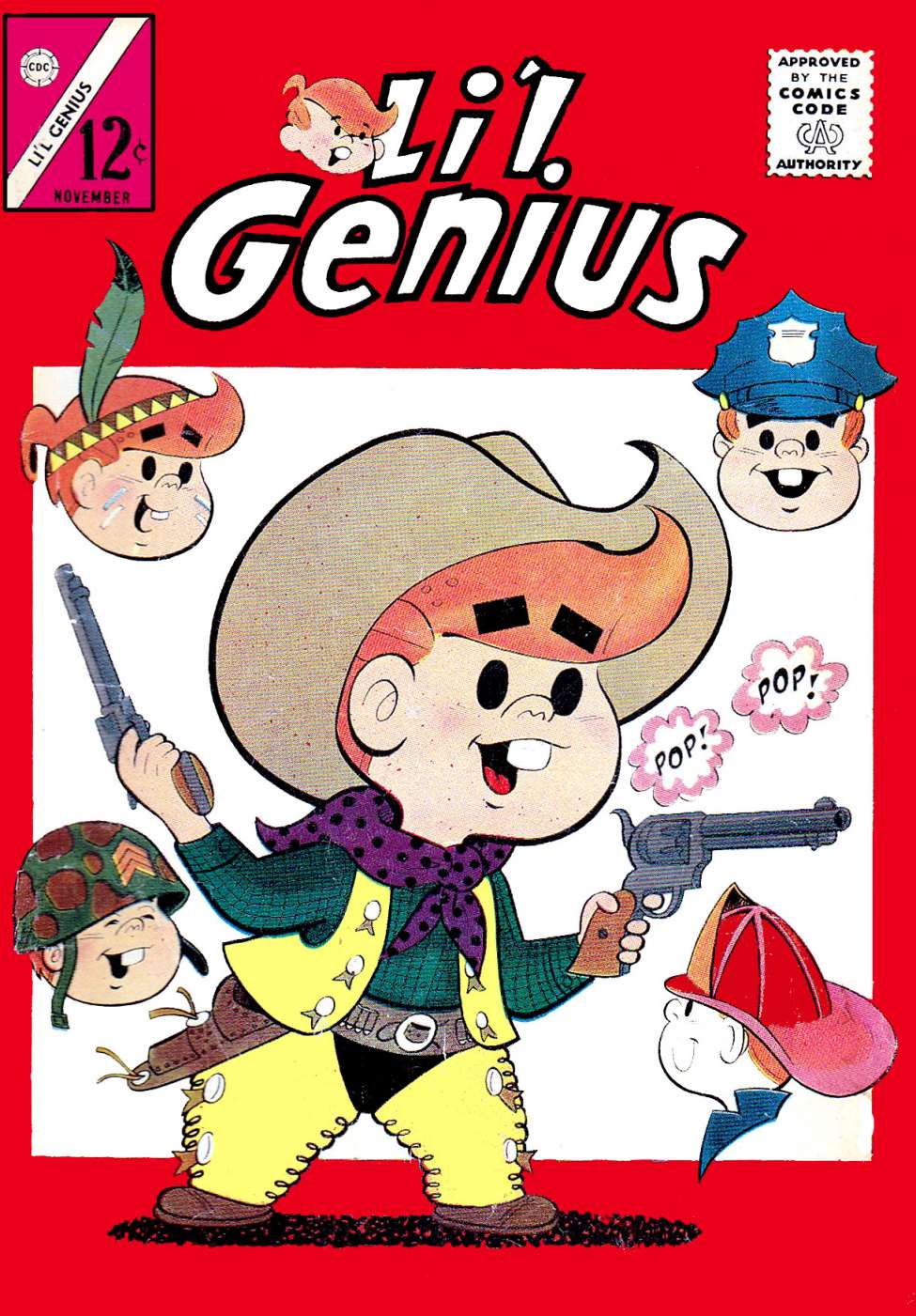 Comic Book Cover For Li'l Genius 47