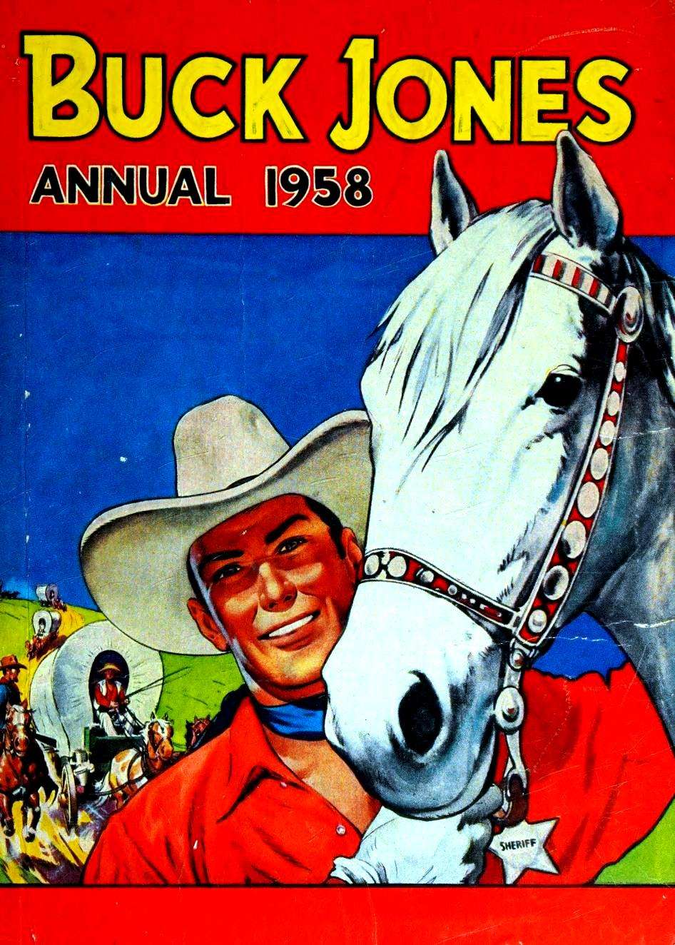 Book Cover For Buck Jones Annual 1958