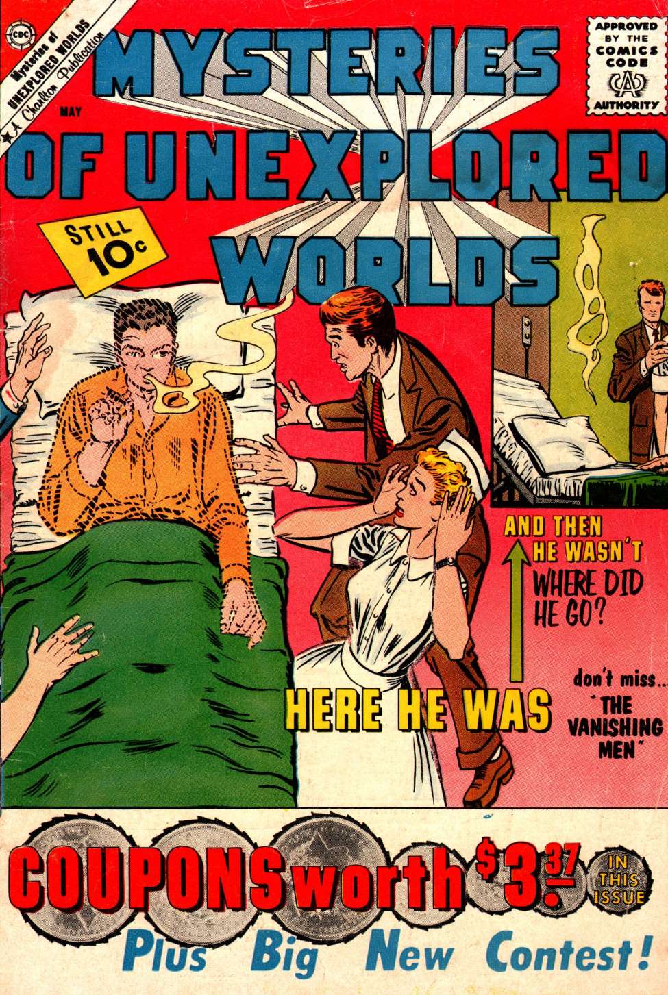 Comic Book Cover For Mysteries of Unexplored Worlds 24