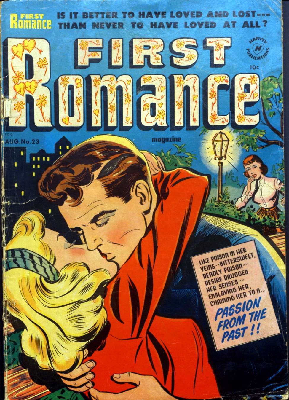 Comic Book Cover For First Romance Magazine 23