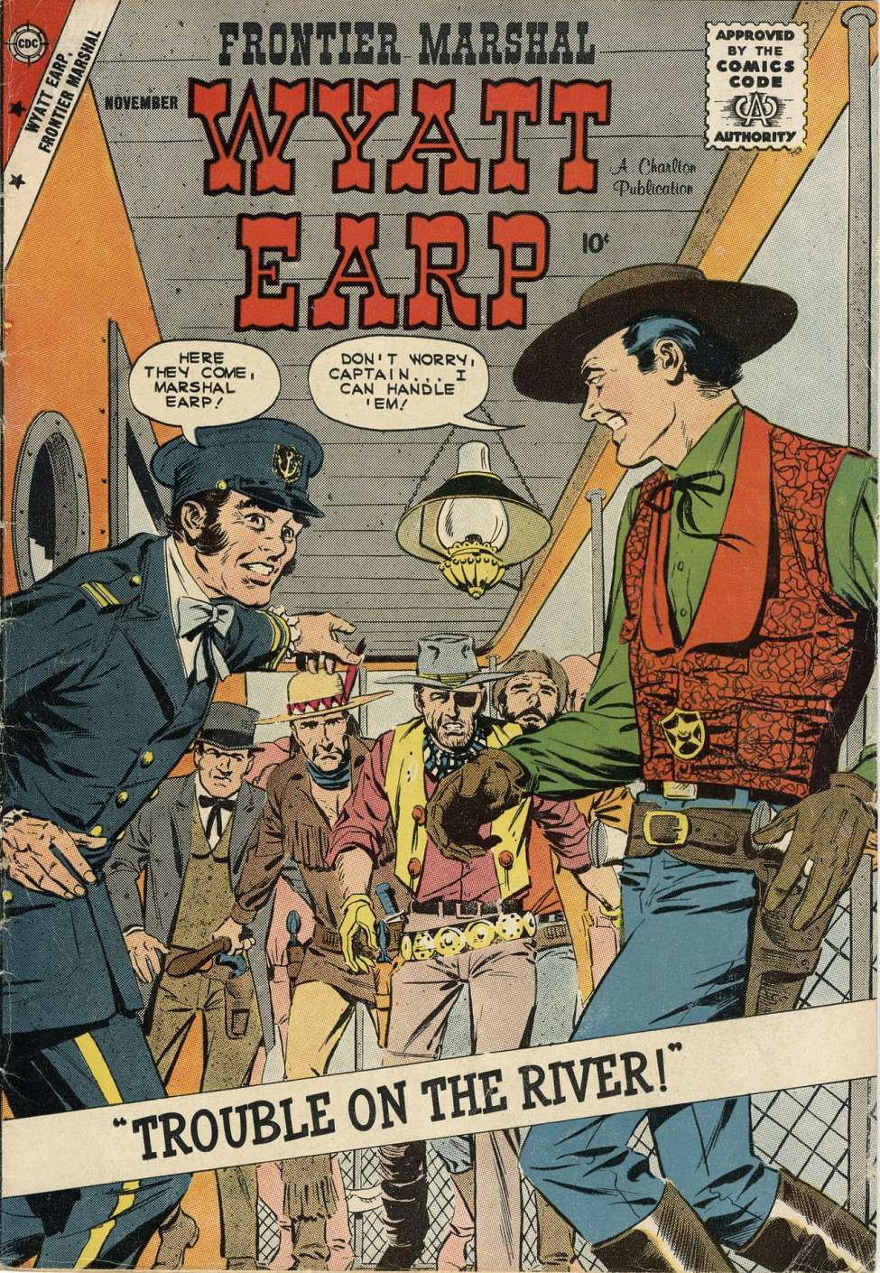 Comic Book Cover For Wyatt Earp Frontier Marshal 27
