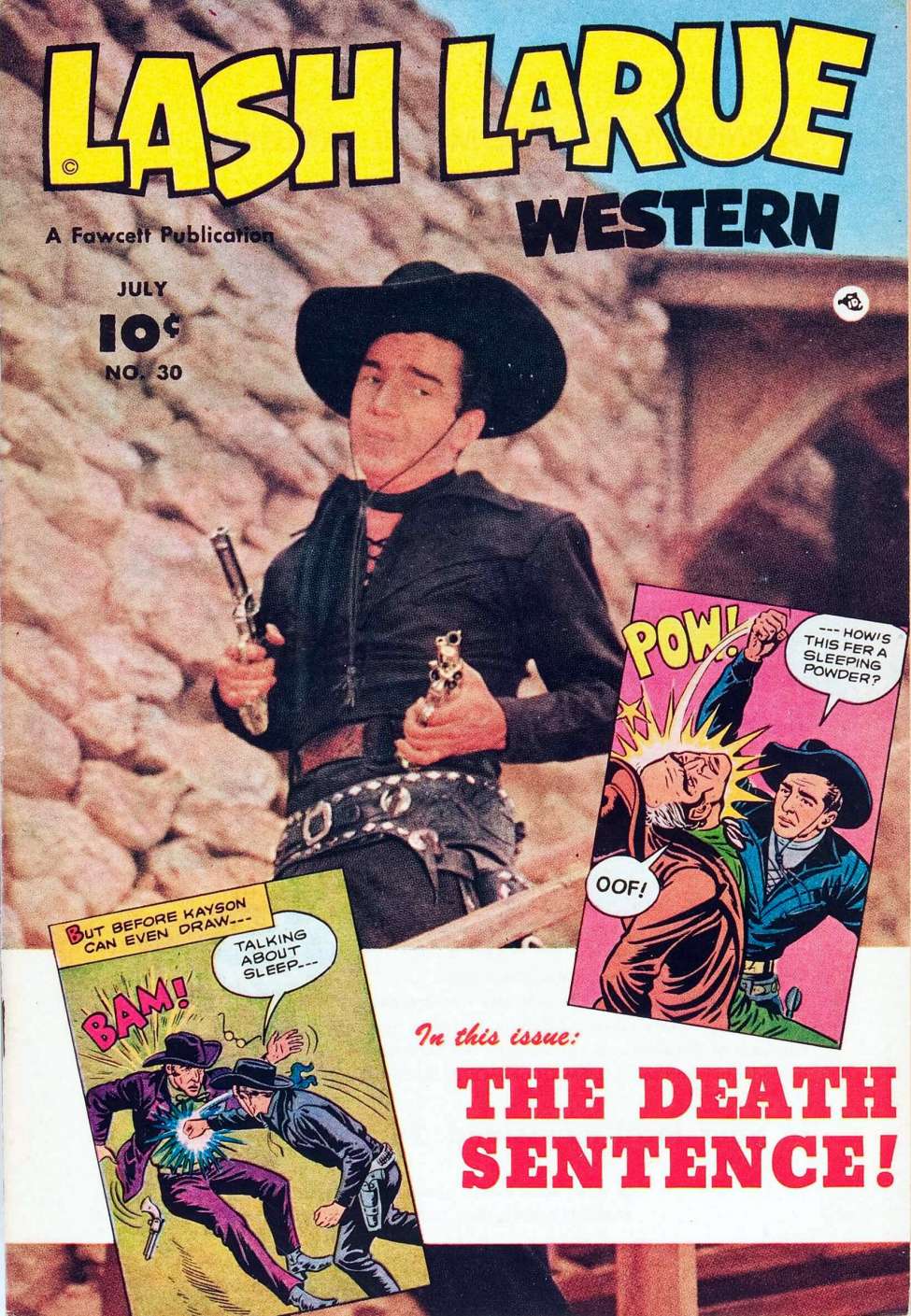 Comic Book Cover For Lash LaRue Western 30