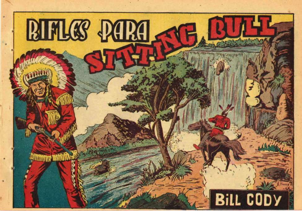 Comic Book Cover For Bill Cody 14 - Rifles para Sitting Bull