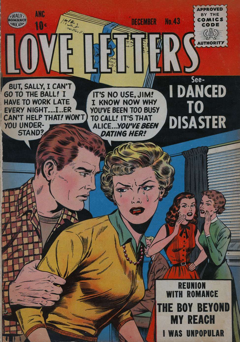 Comic Book Cover For Love Letters 43
