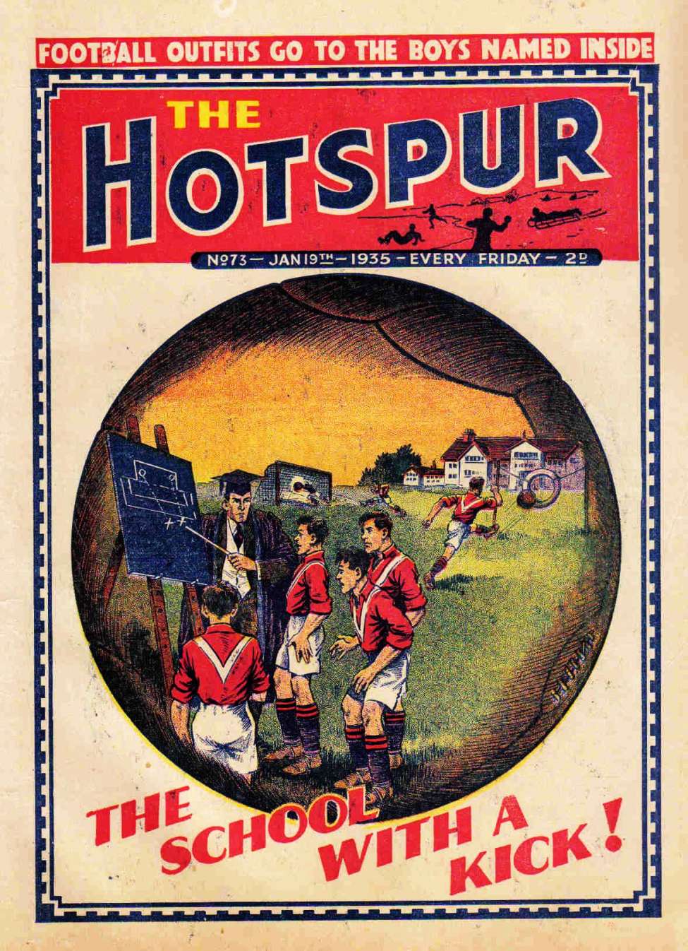 Comic Book Cover For The Hotspur 73