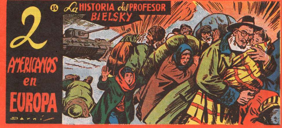 Comic Book Cover For Dos americanos en Europa 14 - La historia del profesor Bielsky