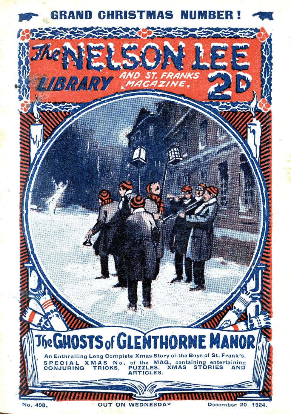 Comic Book Cover For Nelson Lee Library s1 498 - The Ghosts of Glenthorne Manor