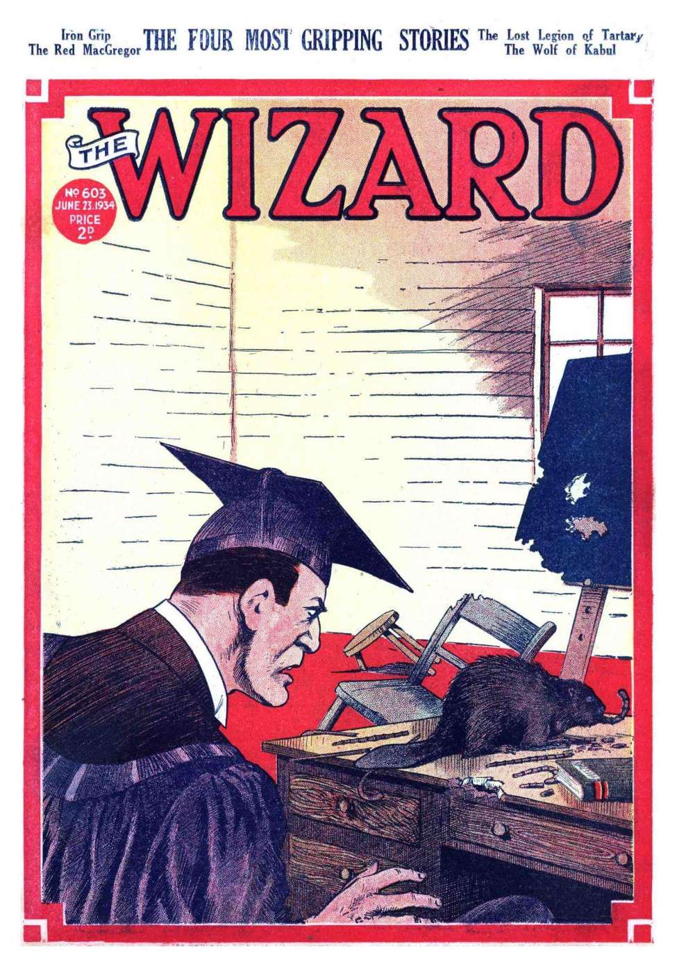 Comic Book Cover For The Wizard 603
