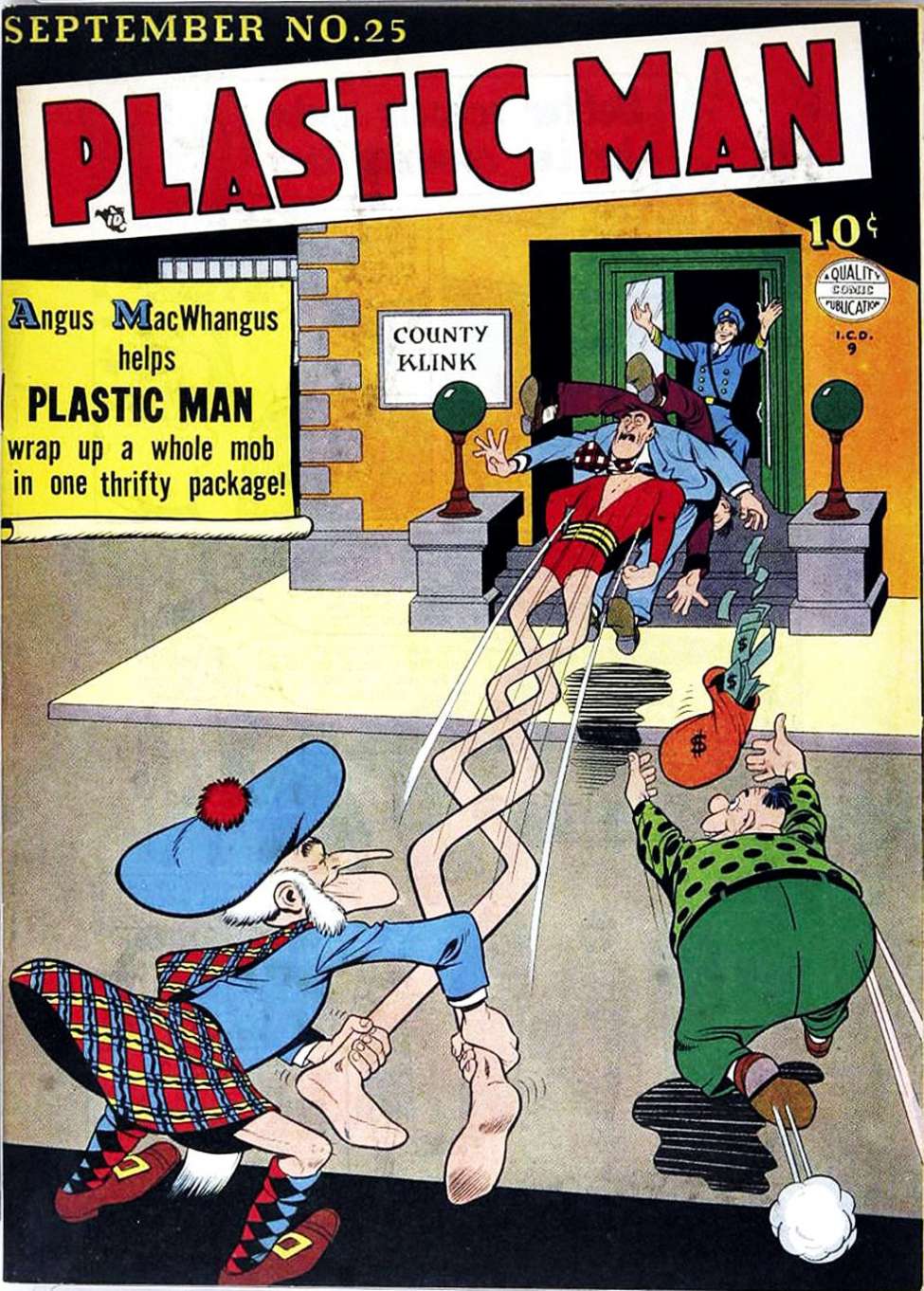 Comic Book Cover For Plastic Man 25 - Version 1