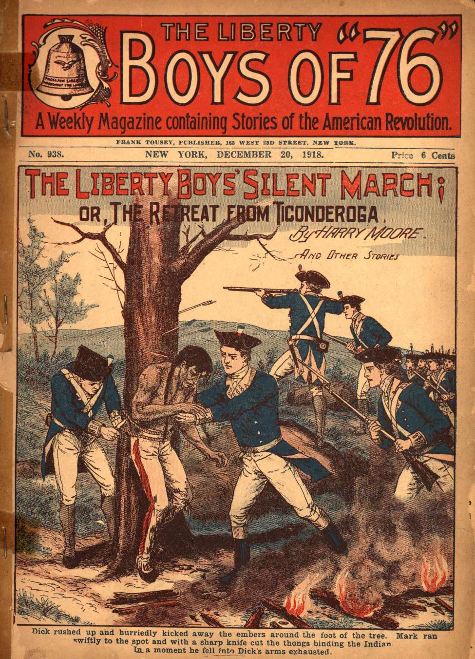 Book Cover For The Liberty Boys of 76 938 - The Liberty Boys' Silent March