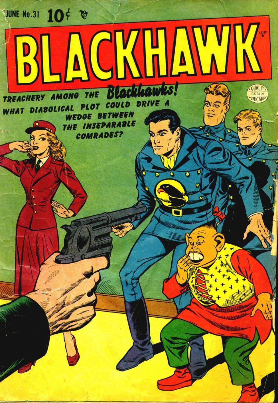 Comic Book Cover For Blackhawk 31 - Version 1