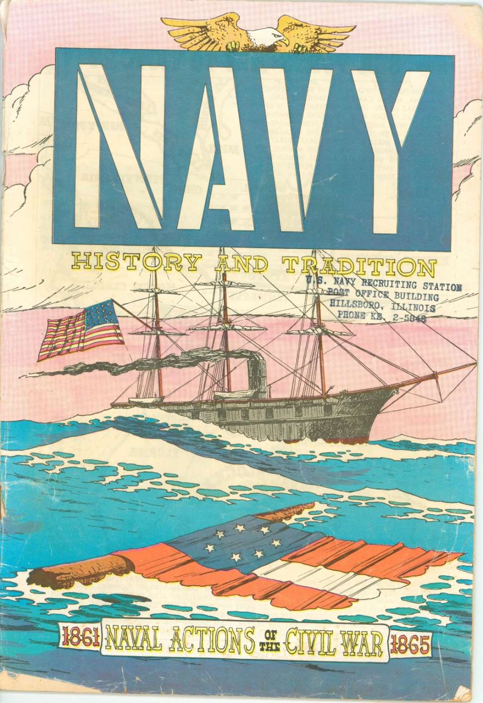 Comic Book Cover For Navy History and Tradition 1861-1865