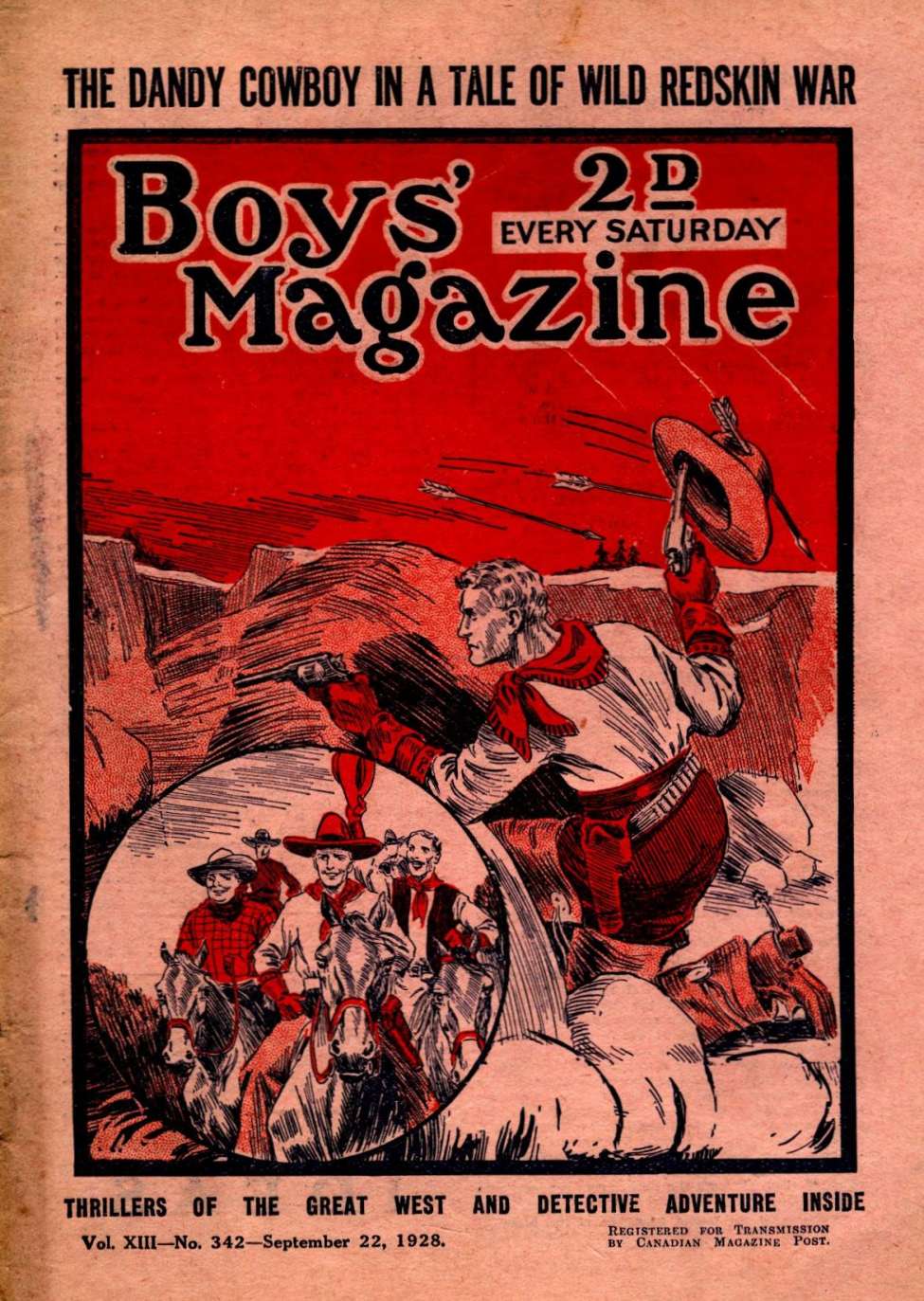 Book Cover For Boys' Magazine 342