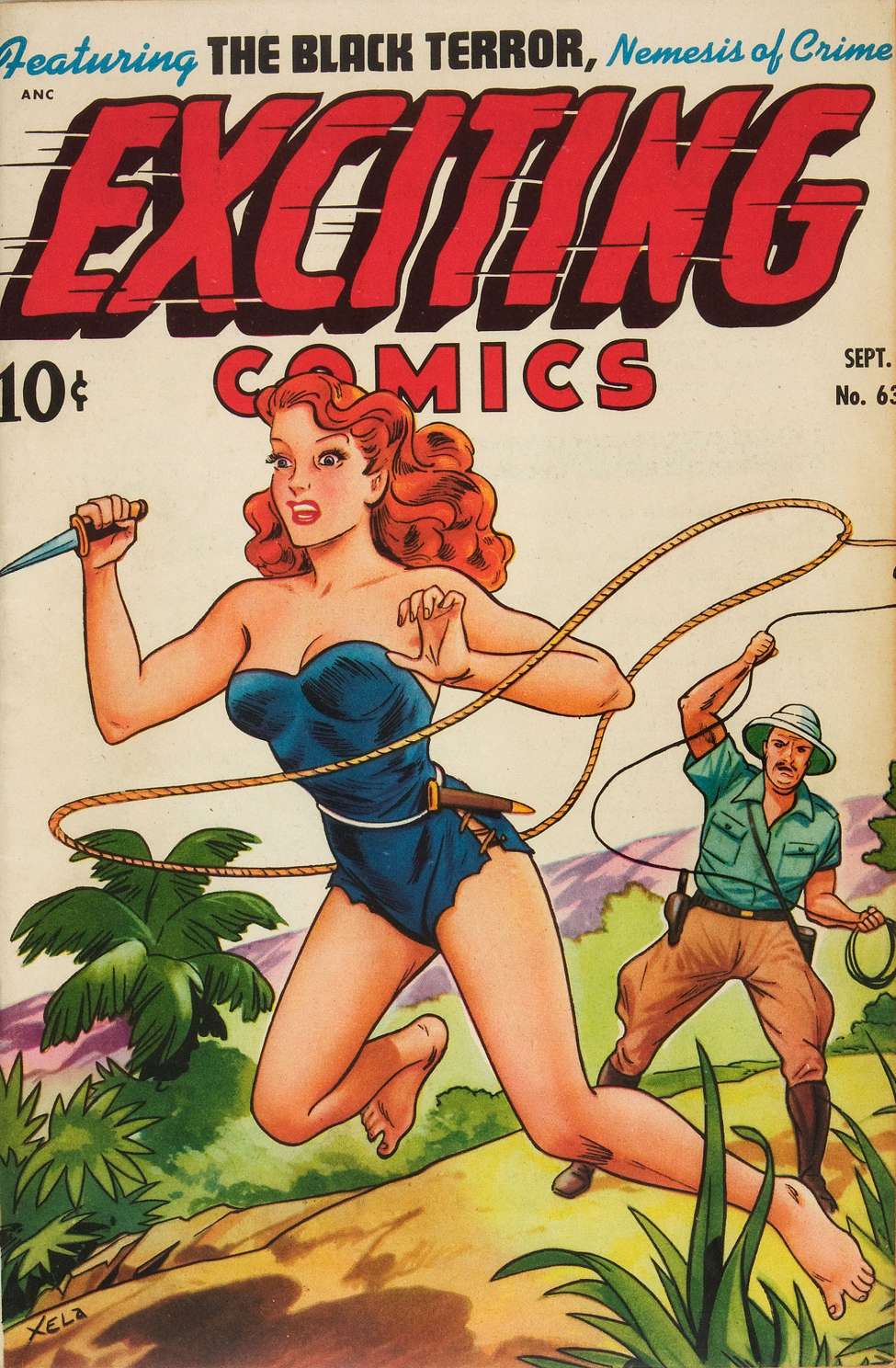 Book Cover For Exciting Comics 63