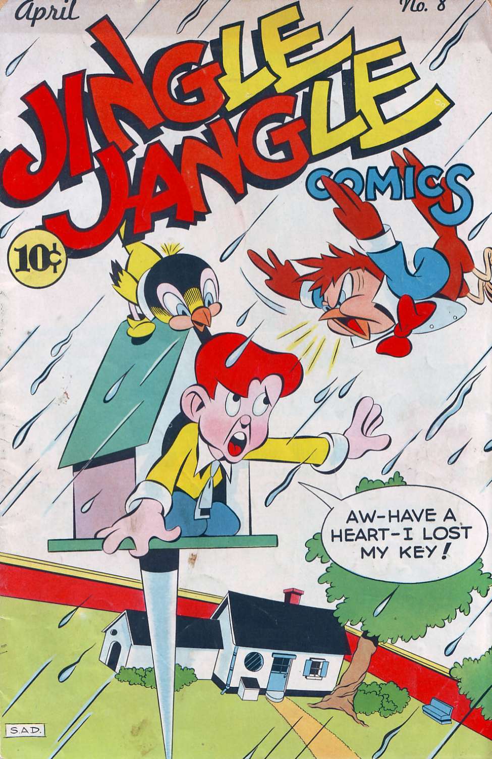 Comic Book Cover For Jingle Jangle Comics 8