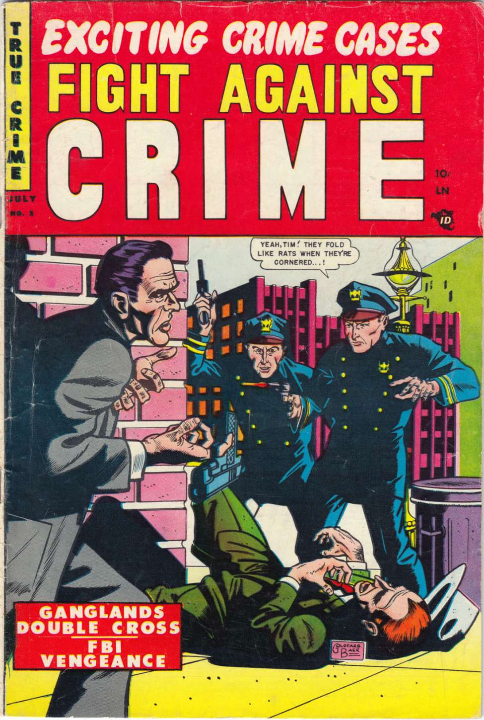 Comic Book Cover For Fight Against Crime 2