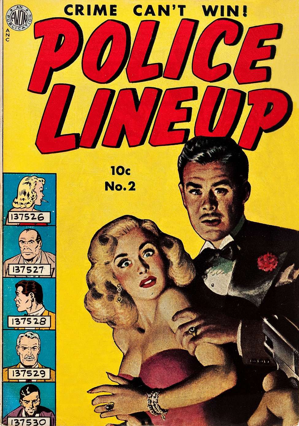 Comic Book Cover For Police Line-Up 2