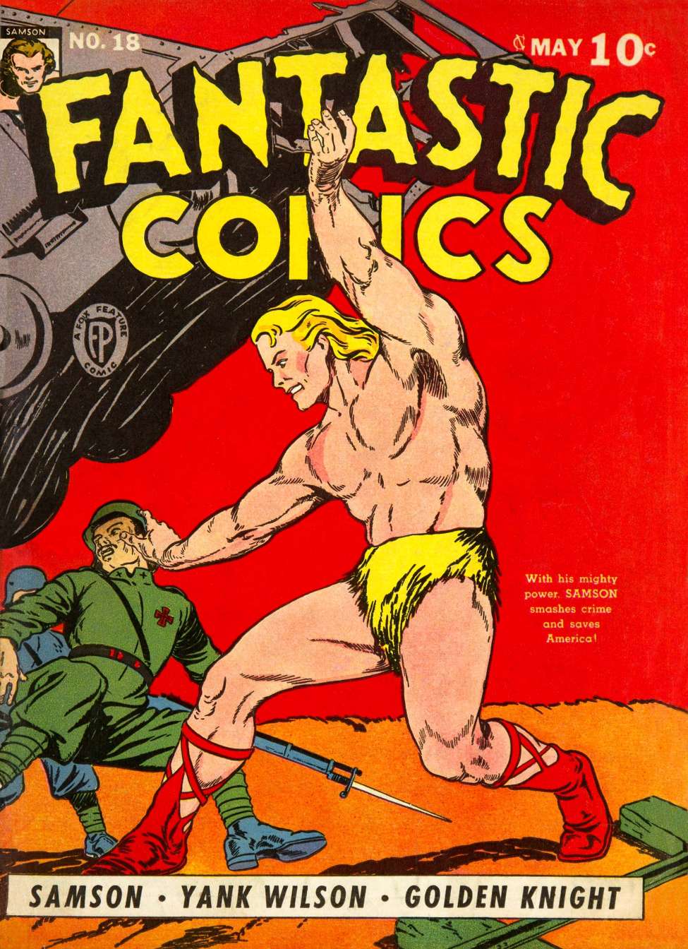 Book Cover For Fantastic Comics 18 - Version 1