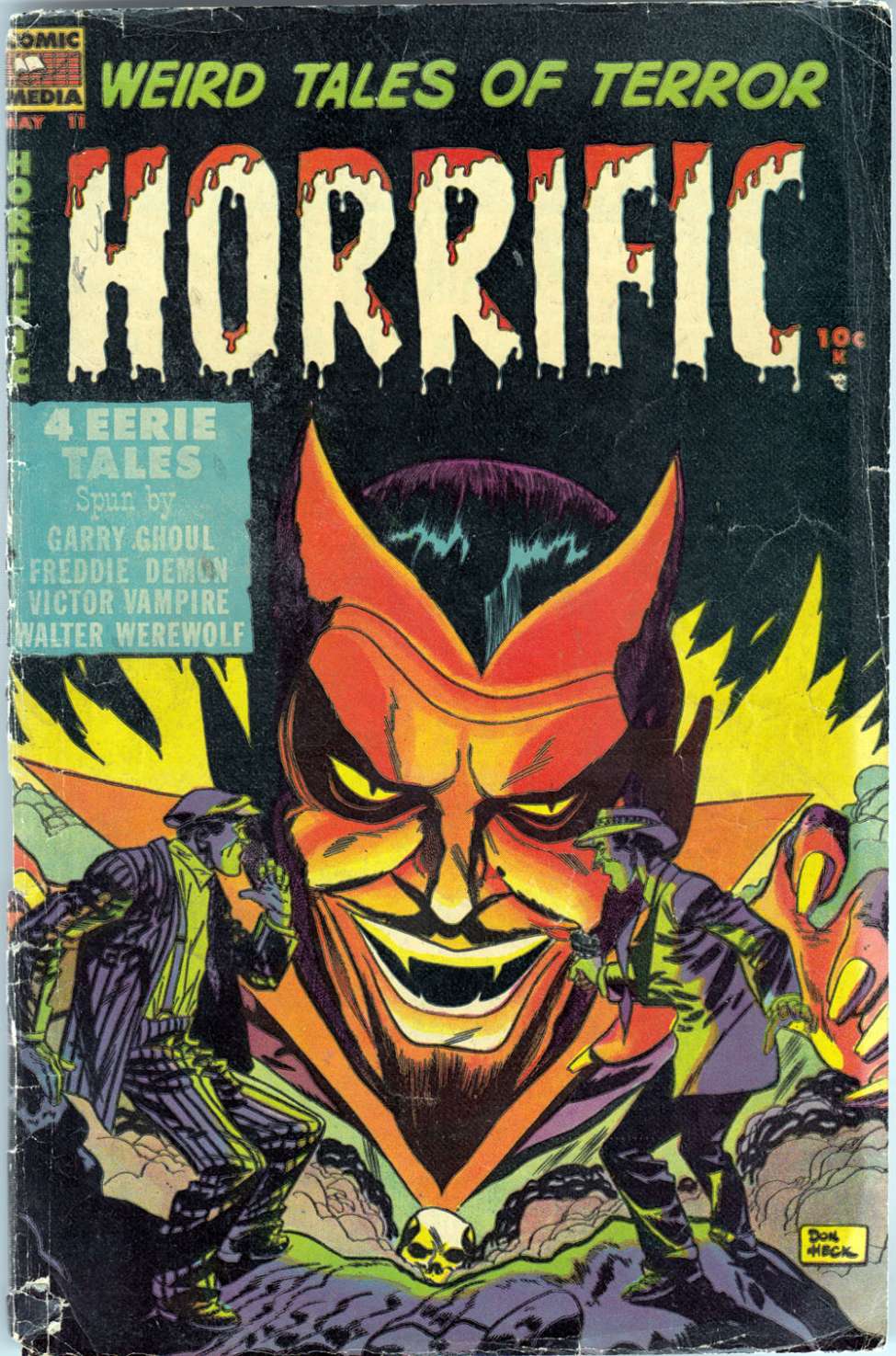 Comic Book Cover For Horrific 11