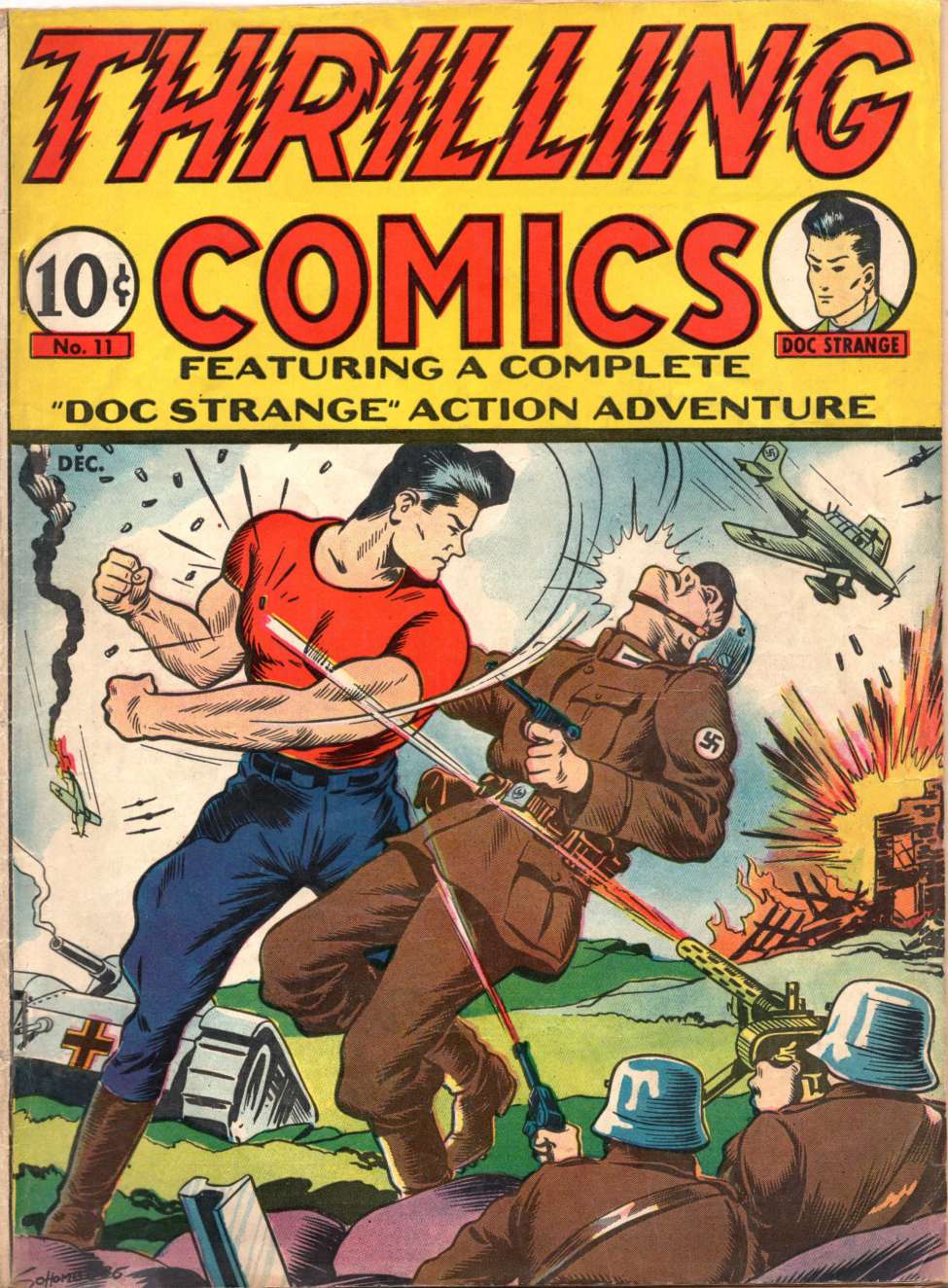Comic Book Cover For Thrilling Comics 11 - Version 1
