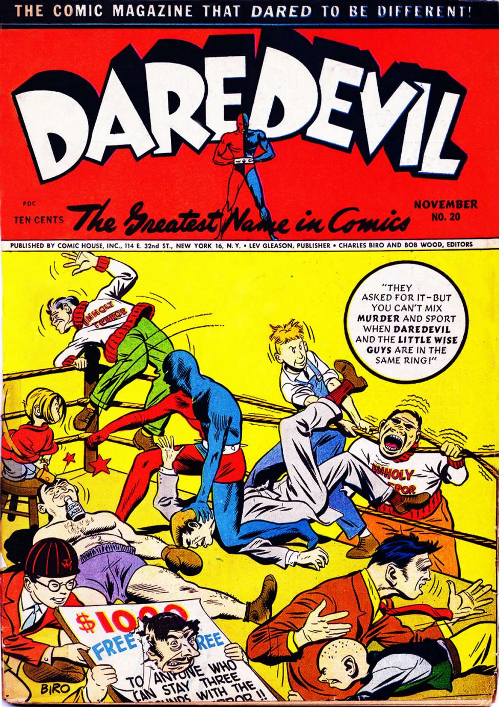 Comic Book Cover For Daredevil Comics 20 (alt) - Version 2