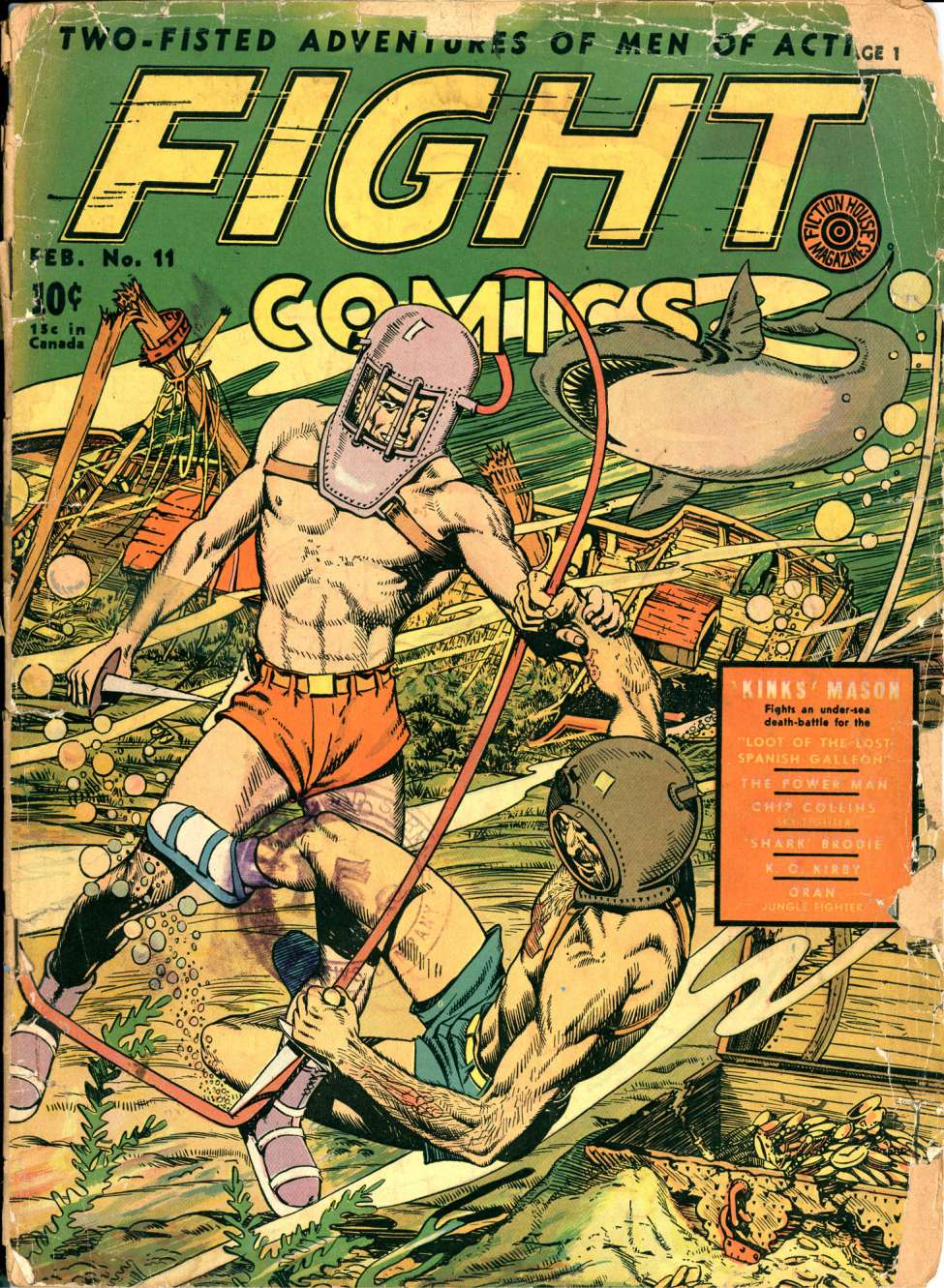 Book Cover For Fight Comics 11