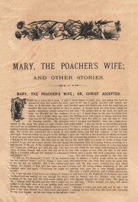 Large Thumbnail For Horner's Penny Stories 1 - Mary the Poacher's Wife