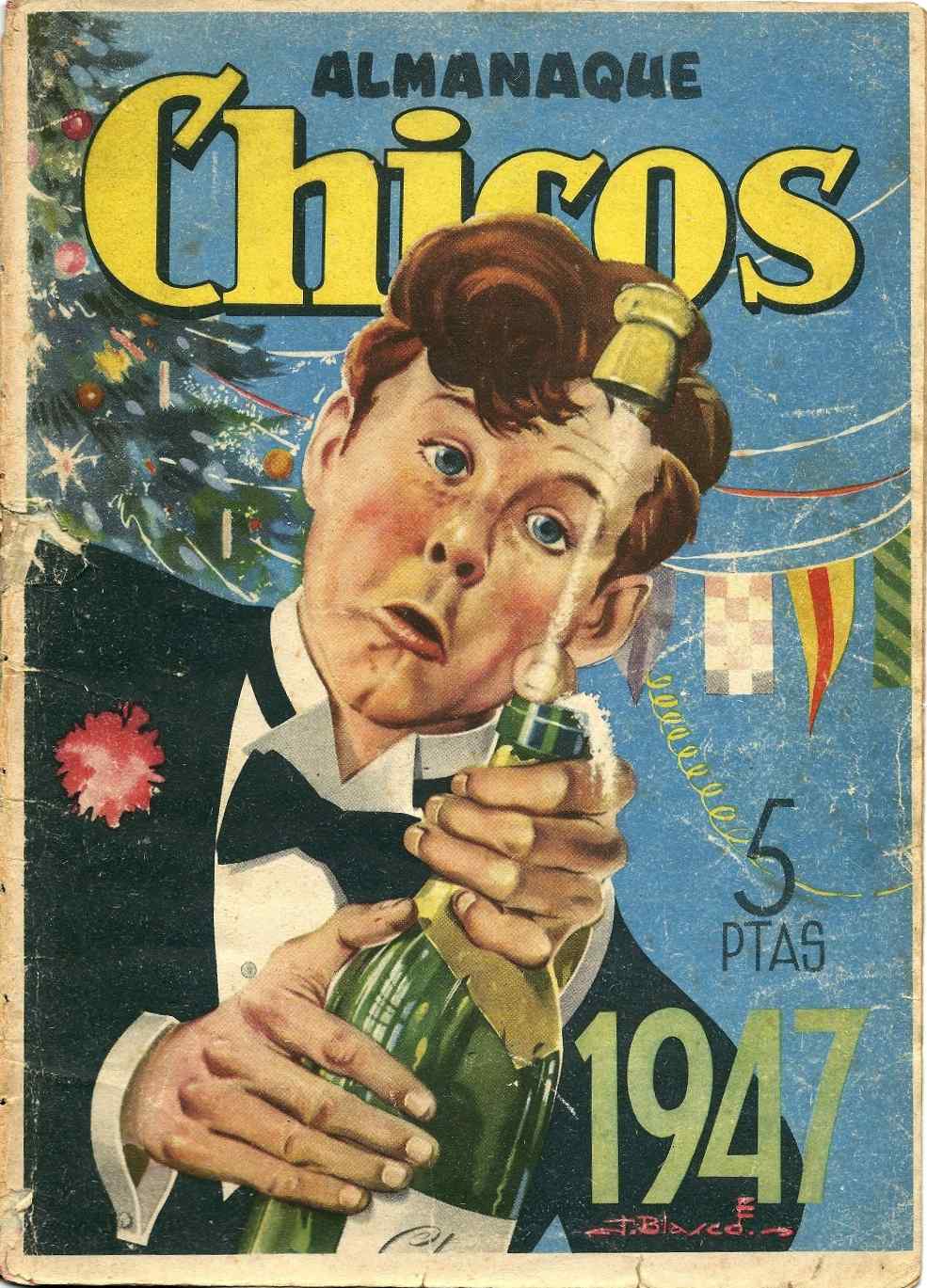 Comic Book Cover For Chicos - Almanaque para 1947