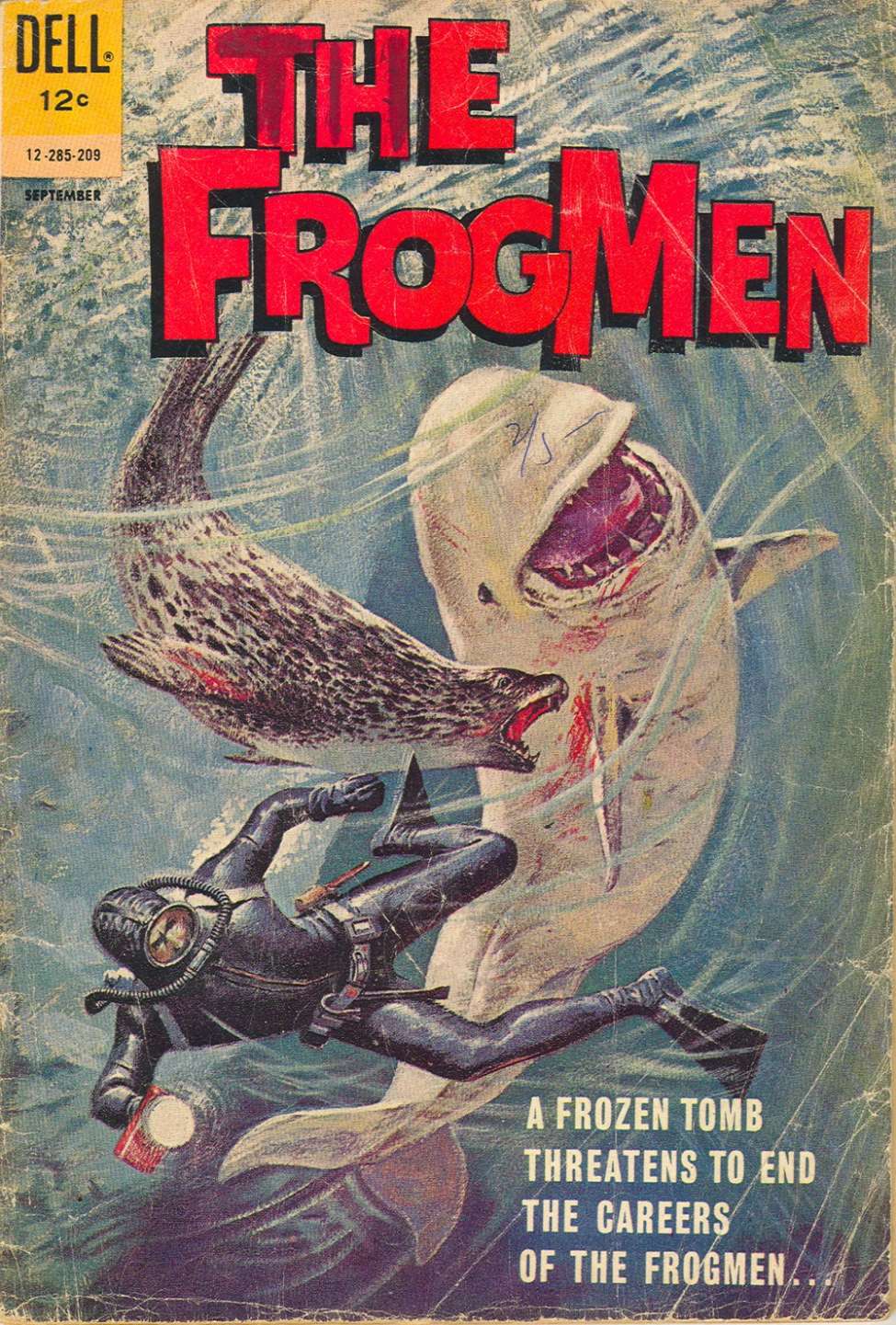 Book Cover For Frogmen 3