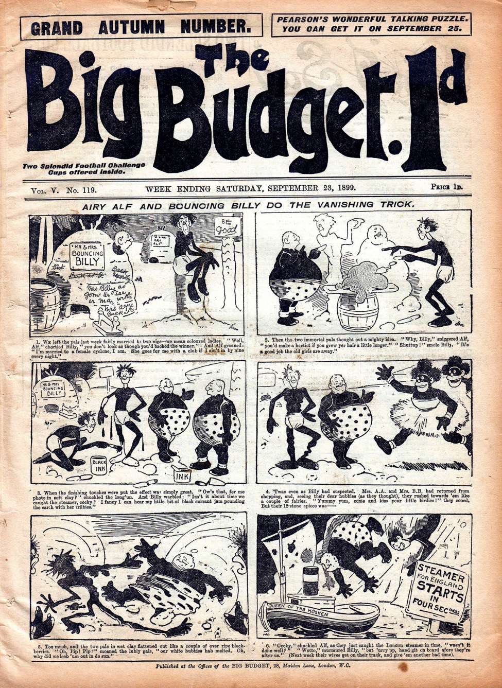 Comic Book Cover For Big Budget 119