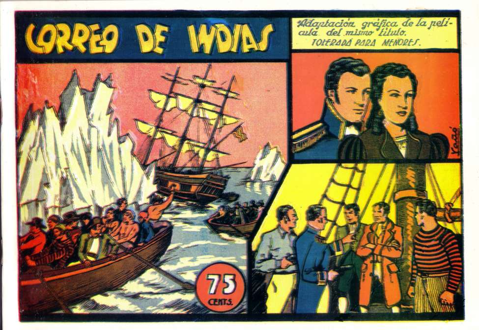 Comic Book Cover For Selección aventurera 26 - Correo de Indias