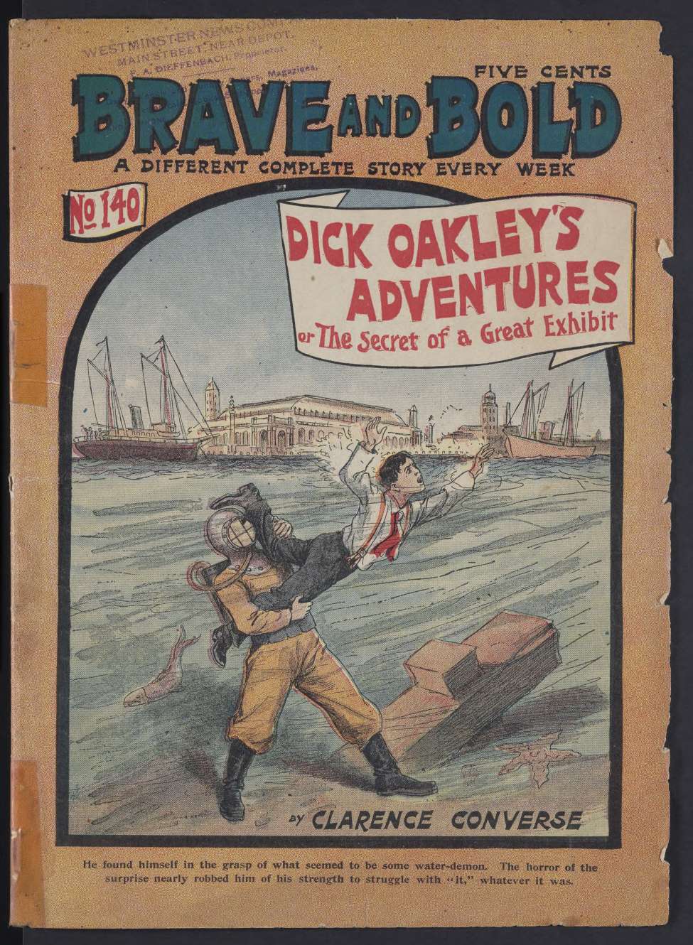 Book Cover For Brave and Bold 140 - Dick Oakley's Adventures