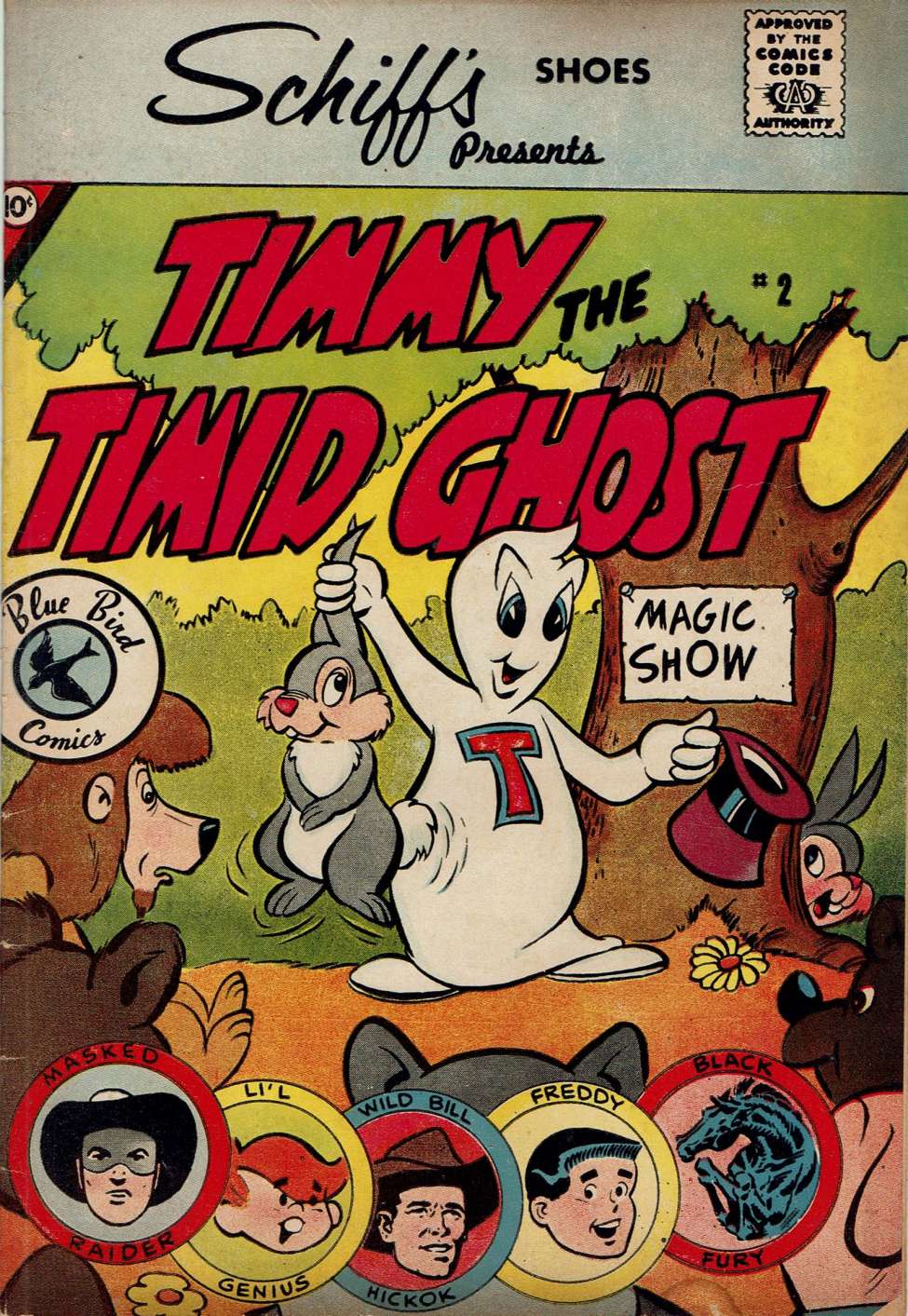 Book Cover For Timmy the Timid Ghost 2 (Blue Bird)