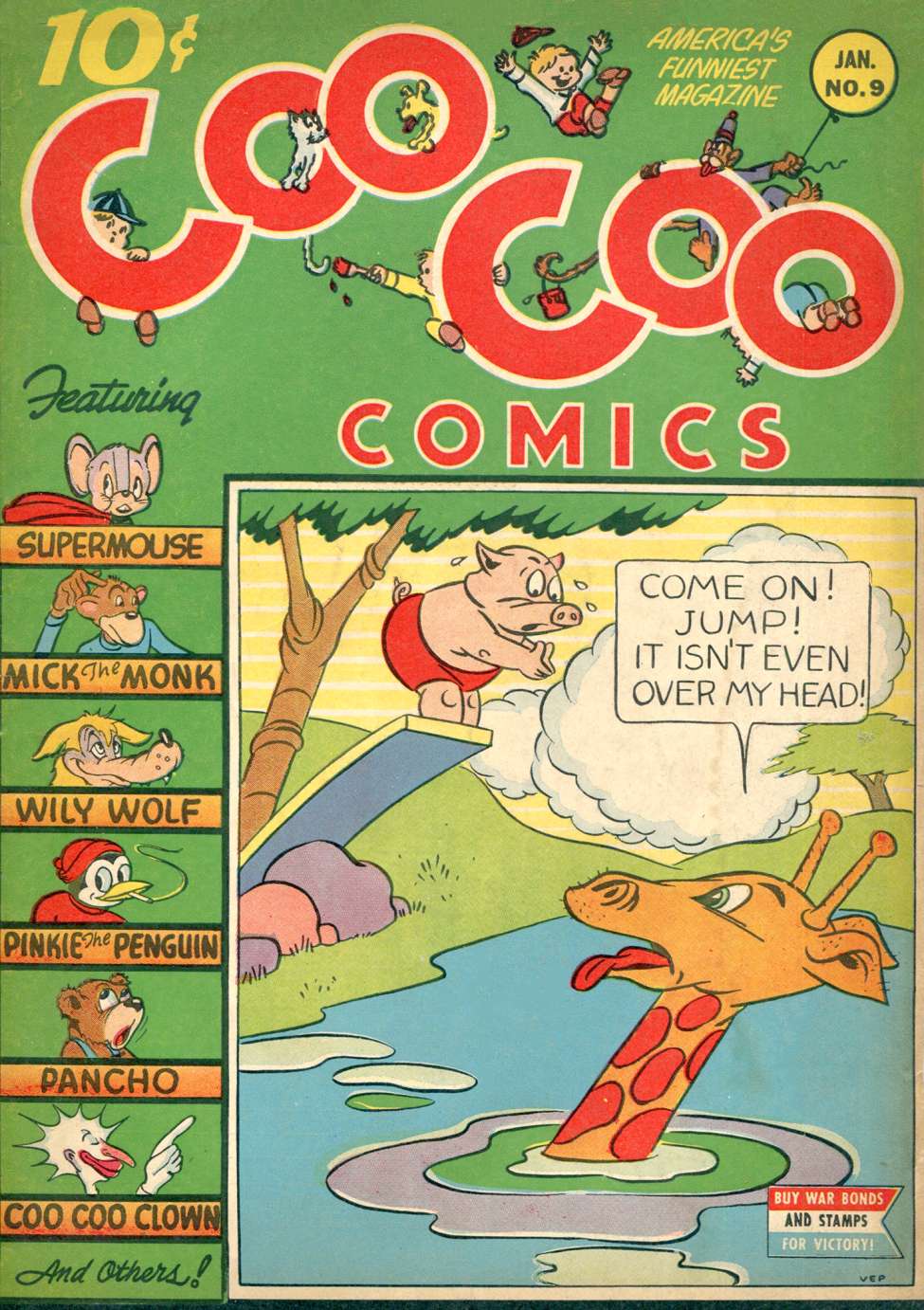Book Cover For Coo Coo Comics 9