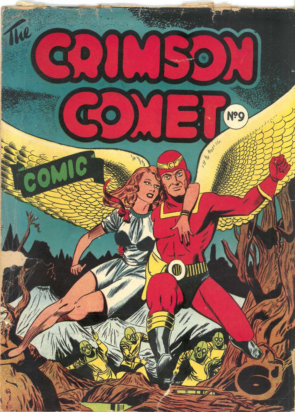 Book Cover For The Crimson Comet Comic 9