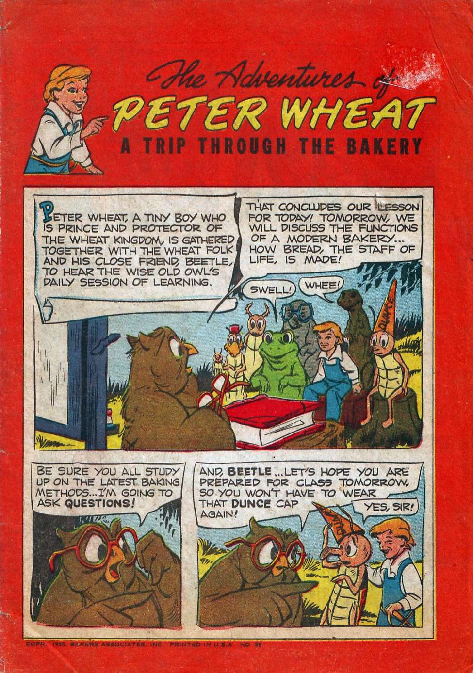 Comic Book Cover For The Adventures of Peter Wheat 55