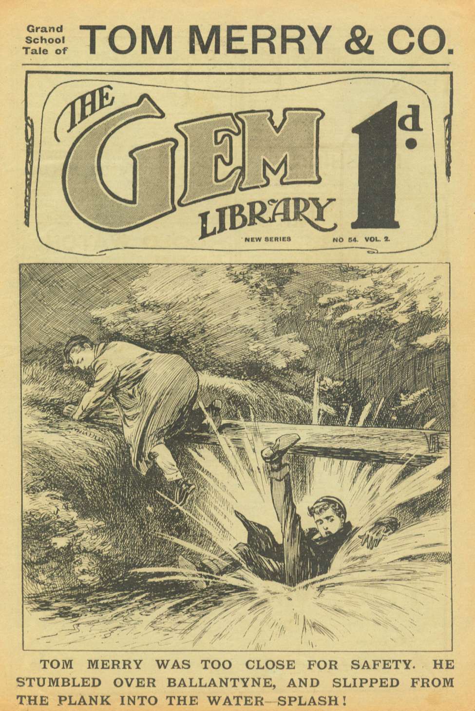 Comic Book Cover For The Gem v2 54 - The Son of a Sailor