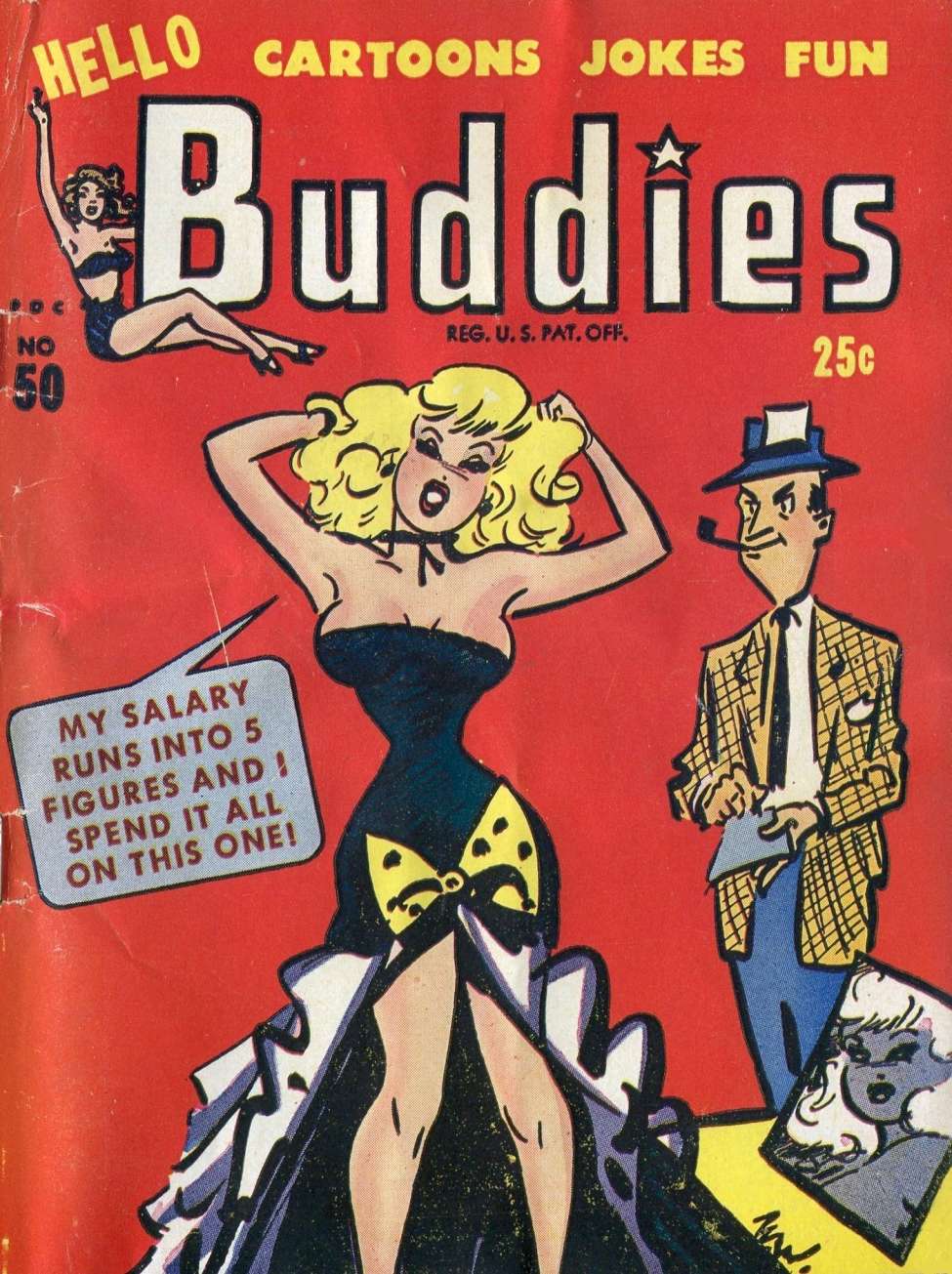 Comic Book Cover For Hello Buddies 50