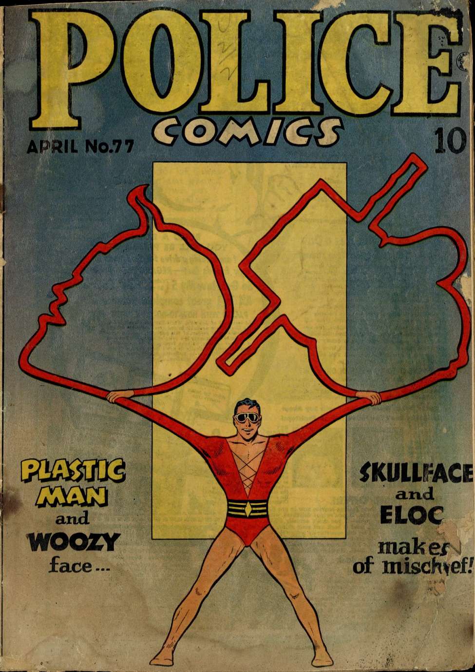 Comic Book Cover For Police Comics 77