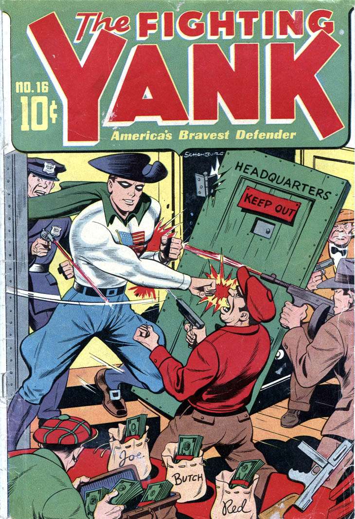 Comic Book Cover For The Fighting Yank 16