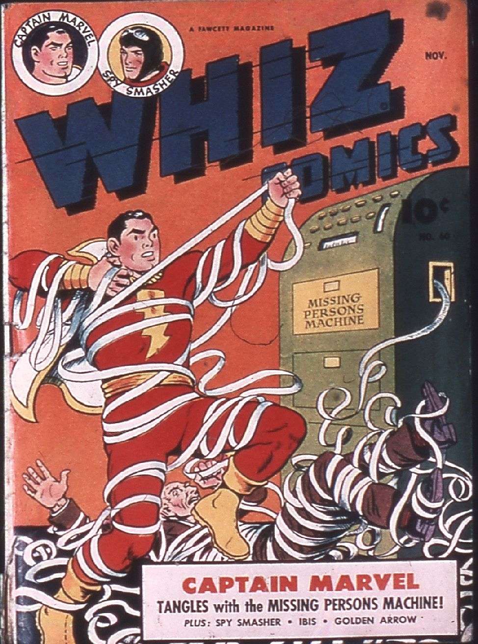 Book Cover For Whiz Comics 60 (fiche)