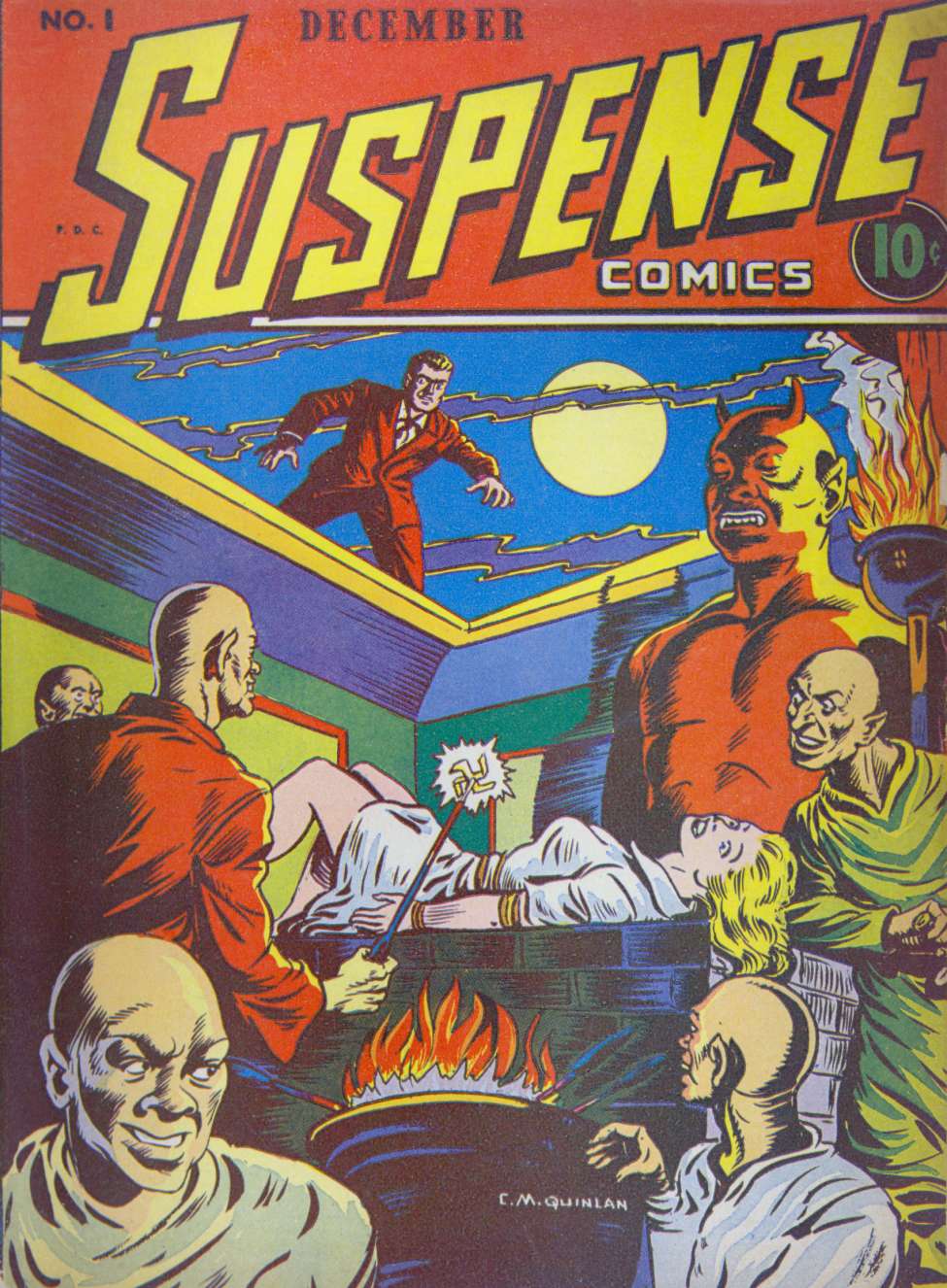 Book Cover For Suspense Comics 1 - Version 2