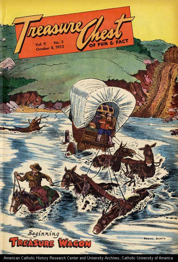 Comic Book Cover For Treasure Chest of Fun and Fact v9 3