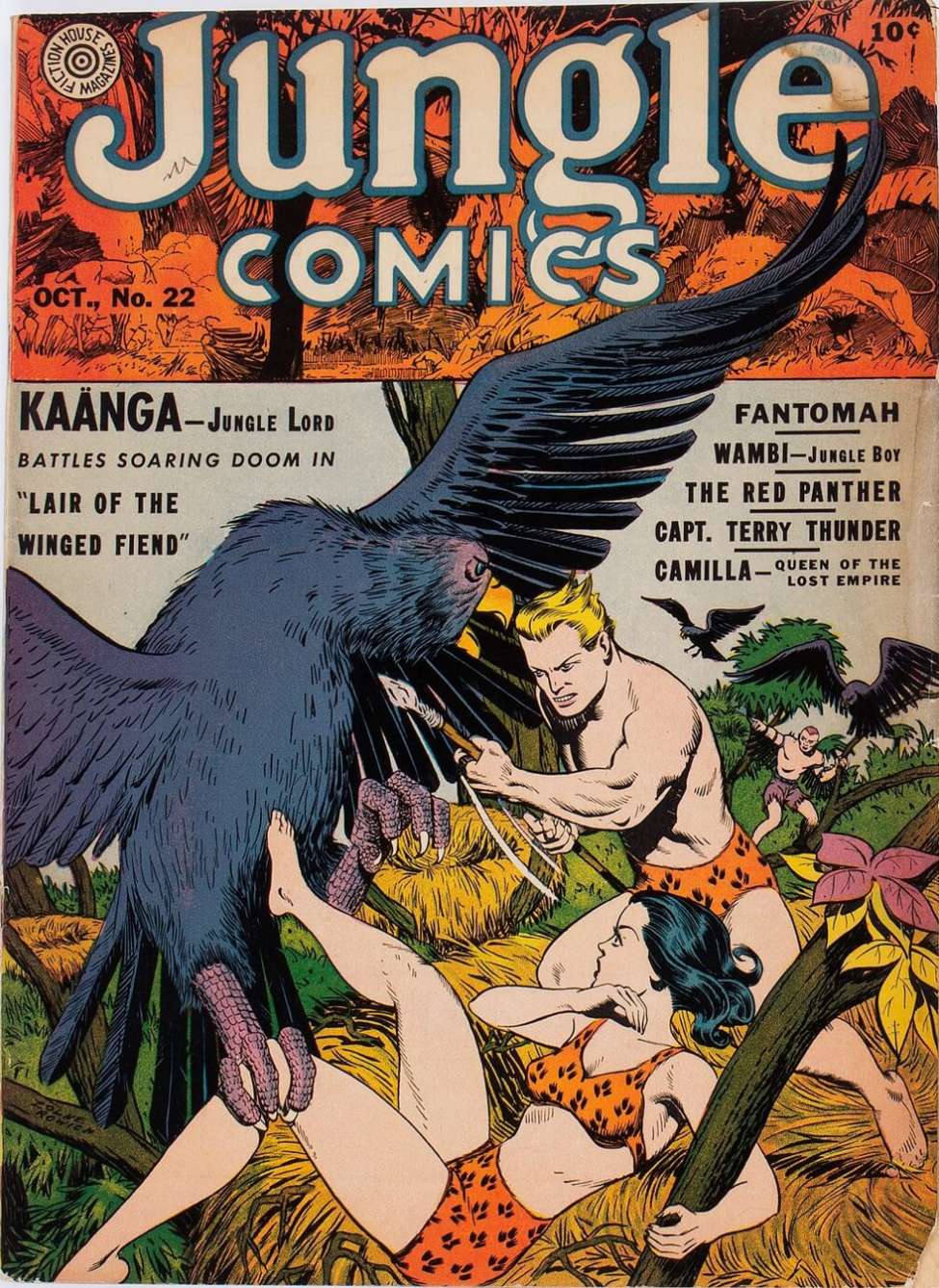 Comic Book Cover For Jungle Comics 22