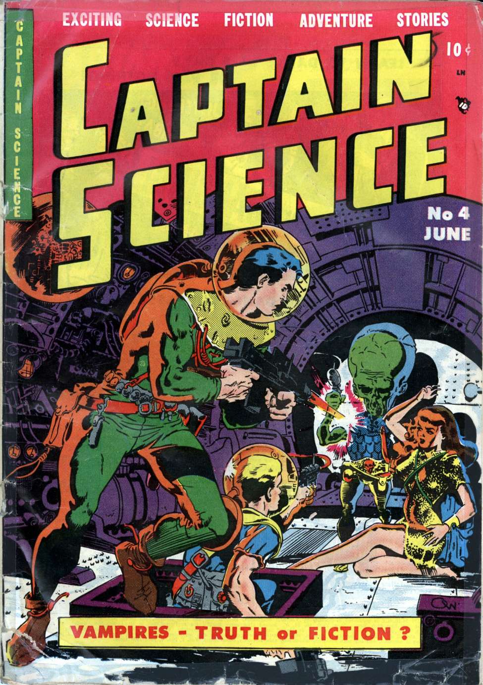 Book Cover For Captain Science 4