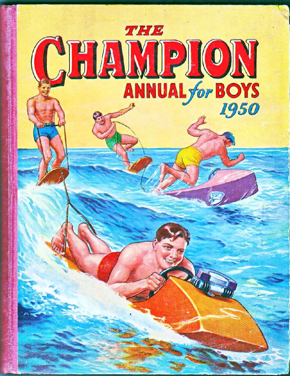Book Cover For The Champion Annual for Boys 1950