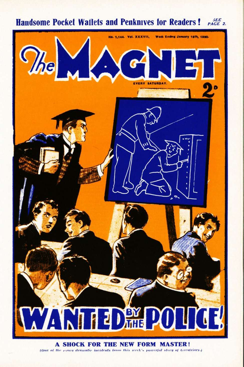 Book Cover For The Magnet 1144 - Wanted by the Police!